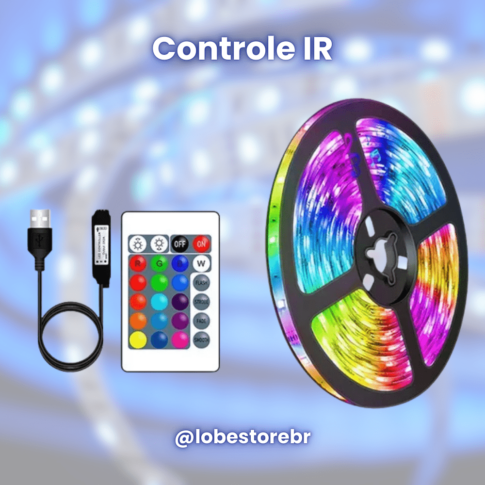 Fita de Led RGB 5050 USB