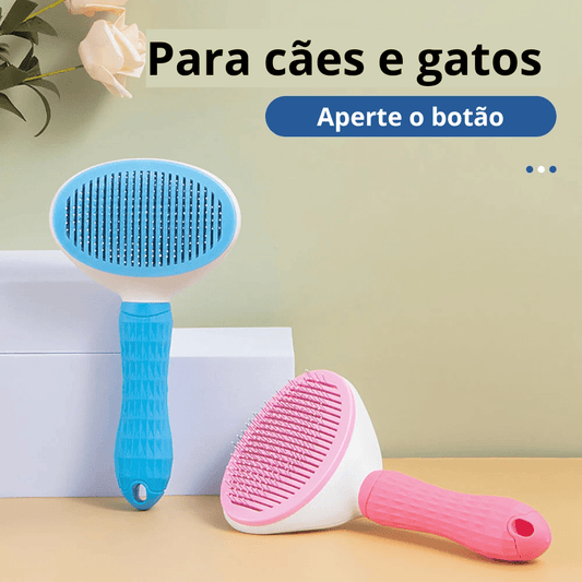 Escova para Remoção de Pelos Cães e Gatos