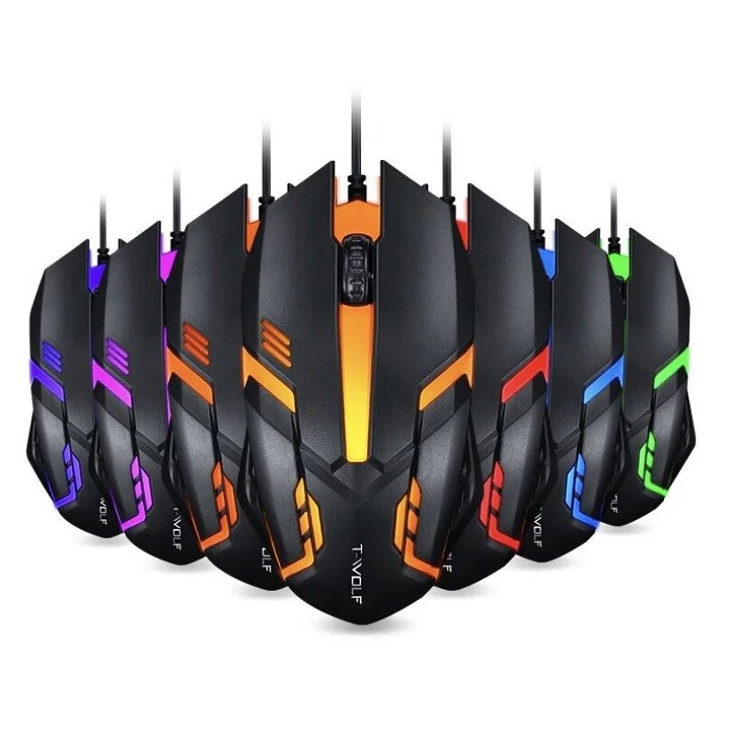 Mouse Gamer 3200DPI Led RGB Com Fio