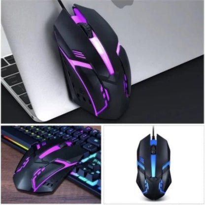 Mouse Gamer 3200DPI Led RGB Com Fio