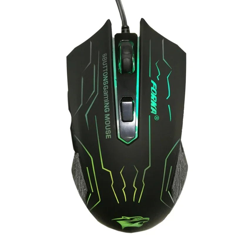 Mouse Gamer Forka 6 Botões 3200DPI