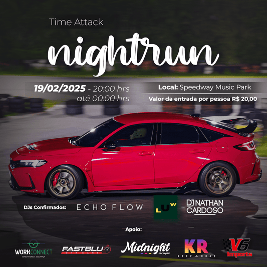 Ingresso Piloto - Time Attack Nightrun 19/02